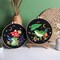 3 Sets Frog Embroidery Kits for Beginners,Cross Stitch Kit for Adults,Crewel Starters Needlepoint with Embroidery Hoop,Threads and Instruction